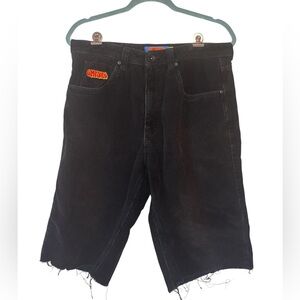 Empyre Men's Corduroy Relax Fit Skater Loose Baggy Brown Skate Shorts Size 32